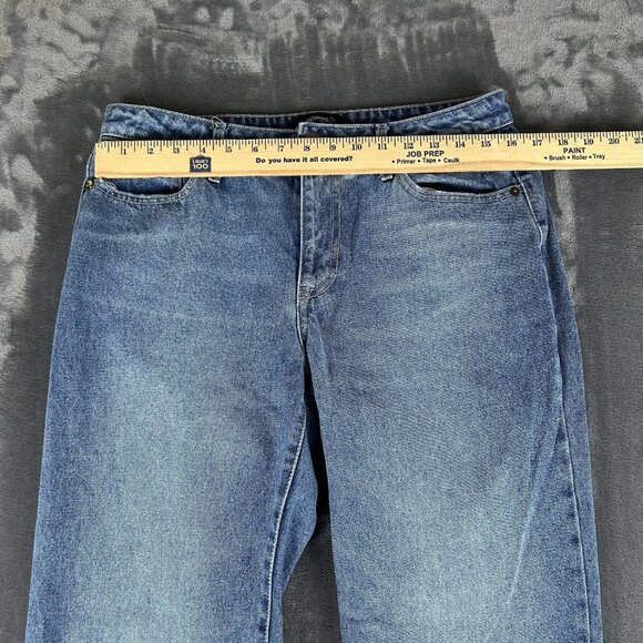 Ed Hardy Multi Tattoo Relaxed Baggy Jeans Women's Size 30 Painted Logo Koi Y2K - Picture 4 of 11